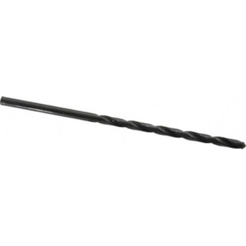 Value Collection #1 118 Spiral Flute High Speed Steel Taper Length Drill Bit Oxide Finish, 3-3/4 Flute Length, 6 OAL, Standard Point, Straight Shank 01408012 – 01408012