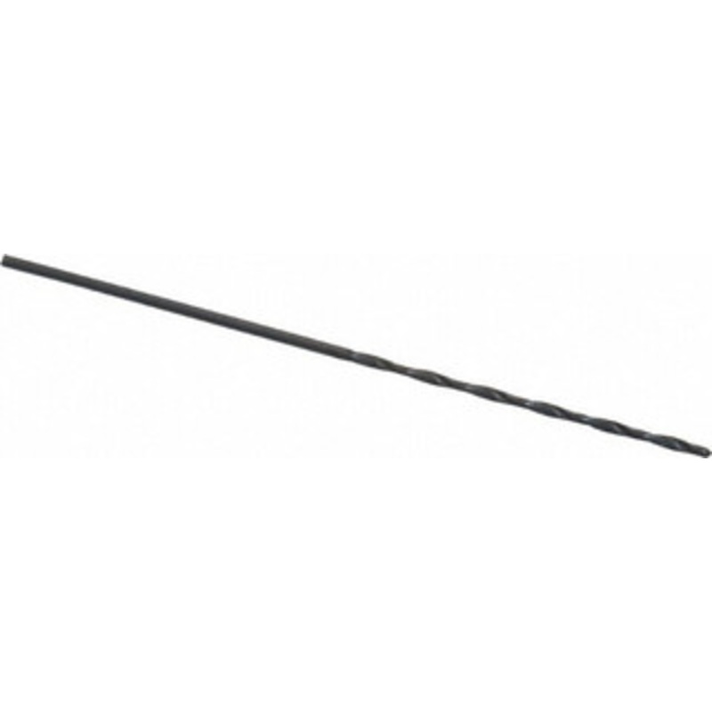 Value Collection #60 118 Spiral Flute High Speed Steel Taper Length Drill Bit Oxide Finish, 1-1/8 Flute Length, 2-1/4 OAL, Standard Point, Straight Shank 01408608 – 01408608