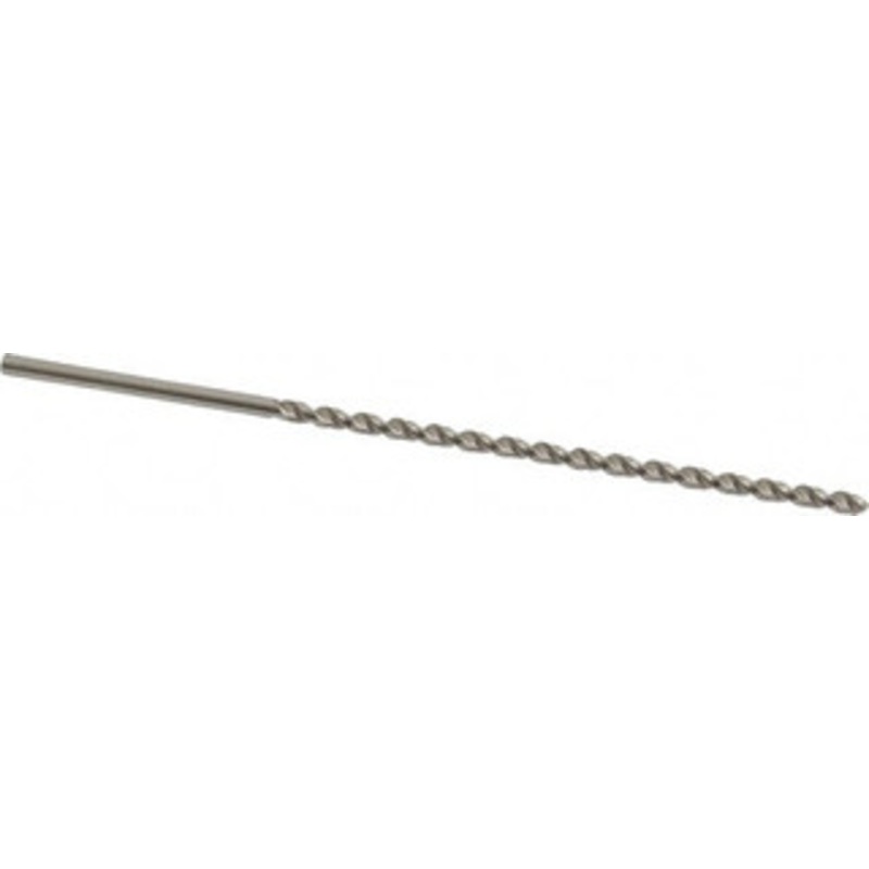Accupro #42 130 Parabolic Flute Vanadium High Speed Steel Taper Length Drill Bit Bright Finish, 2-7/16 Flute Length, 3-3/4 OAL, Split Point, Straight Shank 1100237-AC – 85945814