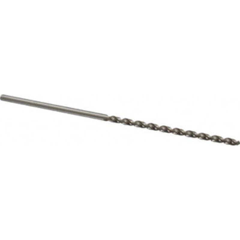 Chicago-Latrobe #27 118 Spiral Flute High Speed Steel Taper Length Drill Bit Bright Finish, 3 Flute Length, 5-3/8 OAL, Standard Point, Straight Shank, Series 120B 50237 – 81555278
