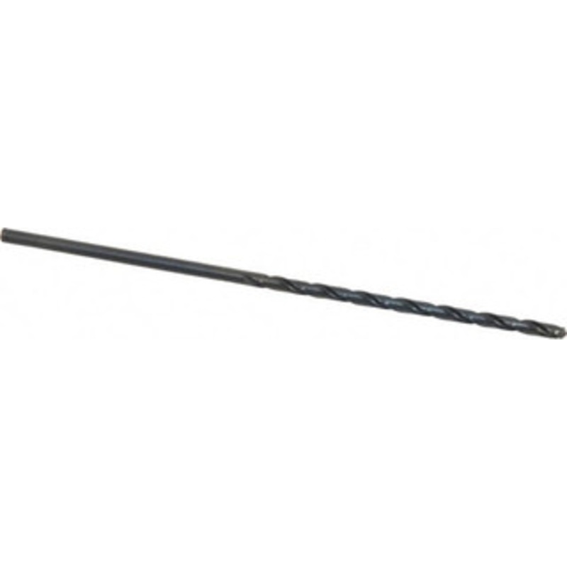Chicago-Latrobe #28 118 Spiral Flute High Speed Steel Taper Length Drill Bit Oxide Finish, 3 Flute Length, 5-3/8 OAL, Standard Point, Straight Shank, Series 120 50318 – 81408288