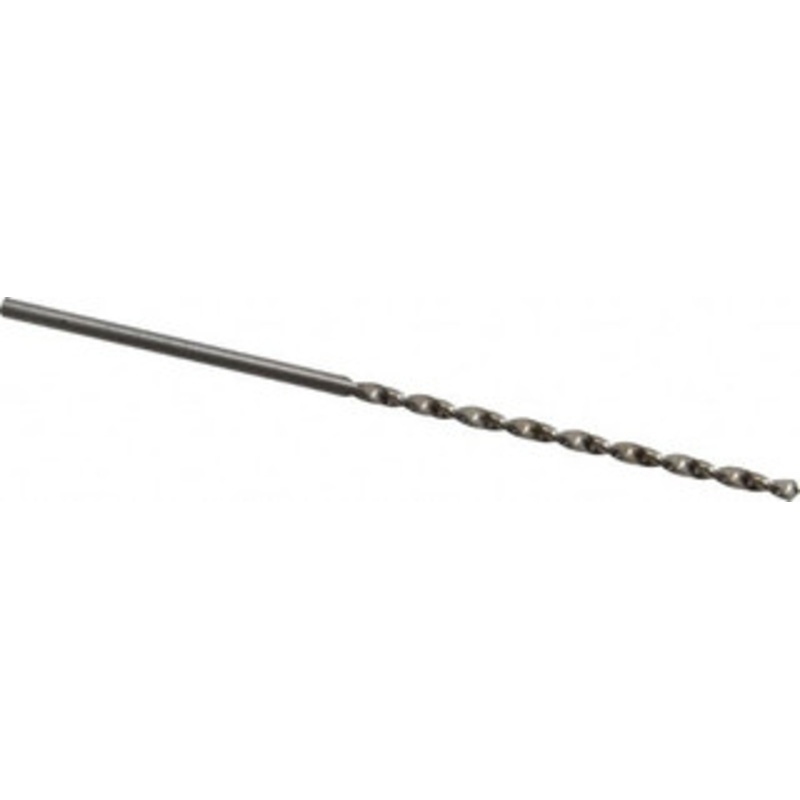Chicago-Latrobe #29 118 Spiral Flute High Speed Steel Taper Length Drill Bit Bright Finish, 3 Flute Length, 5-3/8 OAL, Standard Point, Straight Shank, Series 120B 50239 – 81555294