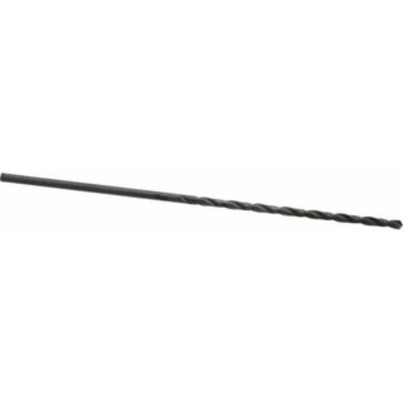 Chicago-Latrobe #36 118 Spiral Flute High Speed Steel Taper Length Drill Bit Oxide Finish, 2-1/2 Flute Length, 4-5/8 OAL, Standard Point, Straight Shank, Series 120 50326 – 81408361