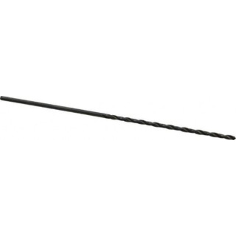 Chicago-Latrobe #45 118 Spiral Flute High Speed Steel Taper Length Drill Bit Oxide Finish, 2-1/4 Flute Length, 4-1/4 OAL, Standard Point, Straight Shank, Series 120 50335 – 81408452