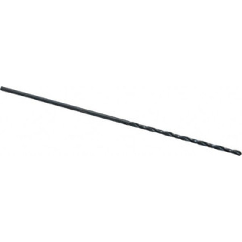 Chicago-Latrobe #58 118 Spiral Flute High Speed Steel Taper Length Drill Bit Oxide Finish, 1-1/8 Flute Length, 2-1/4 OAL, Standard Point, Straight Shank, Series 120 50348 – 81408585