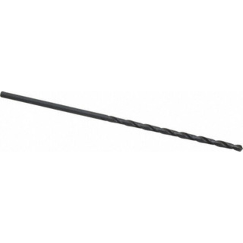 Cleveland Twist Drill #28 118 Spiral Flute High Speed Steel Taper Length Drill Bit Oxide Finish, 3 Flute Length, 5-3/8 OAL, Standard Point, Straight Shank, Series 2510 C08673 – 63725287