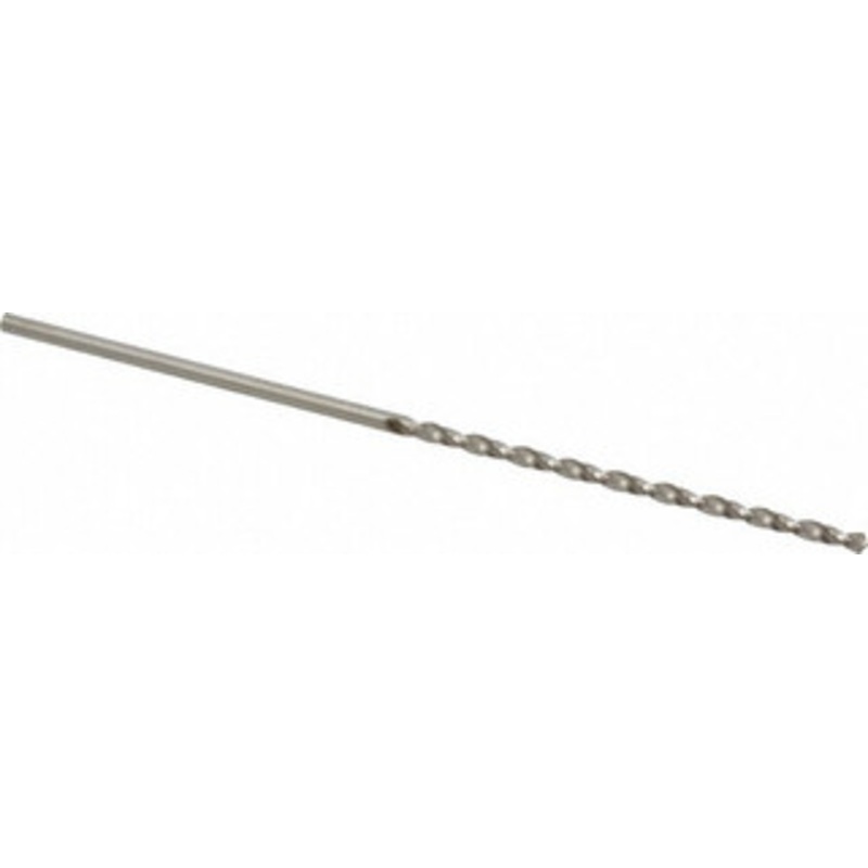 Cleveland Twist Drill #36 118 Spiral Flute High Speed Steel Taper Length Drill Bit Bright Finish, 2-1/2 Flute Length, 4-5/8 OAL, Standard Point, Straight Shank, Series 2550 C09122 – 63728364