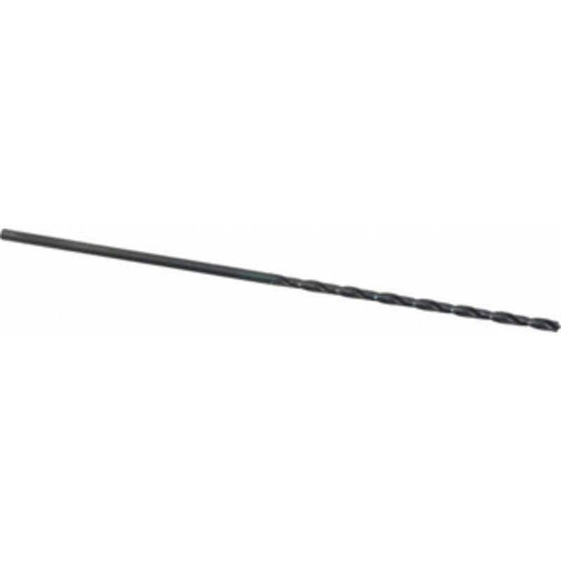 Cleveland Twist Drill #43 118 Spiral Flute High Speed Steel Taper Length Drill Bit Oxide Finish, 2-1/4 Flute Length, 4-1/4 OAL, Standard Point, Straight Shank, Series 2510 C08638 – 63725436