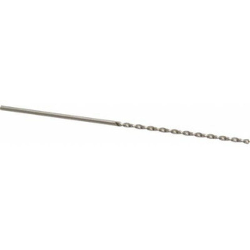 Cleveland Twist Drill #45 118 Spiral Flute High Speed Steel Taper Length Drill Bit Bright Finish, 2-1/4 Flute Length, 4-1/4 OAL, Standard Point, Straight Shank, Series 2550 C09101 – 63728455