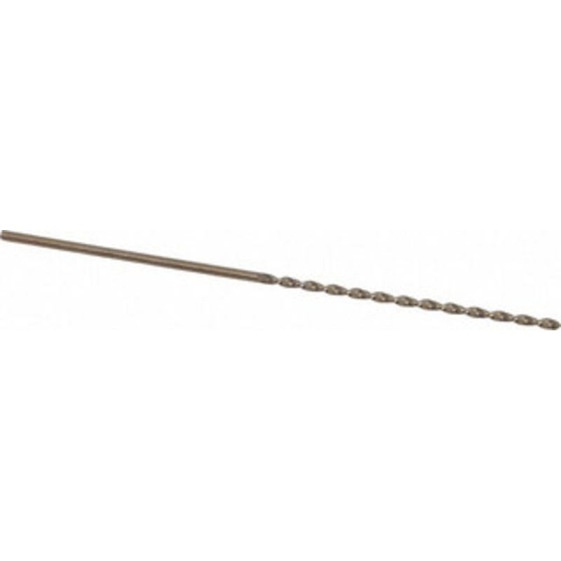 Cleveland Twist Drill #49 135 Parabolic Flute Cobalt Taper Length Drill Bit Oxide/Gold Finish, 2 Flute Length, 3-3/4 OAL, Split Point, Straight Shank, Series 2575 C16772 – 02148435