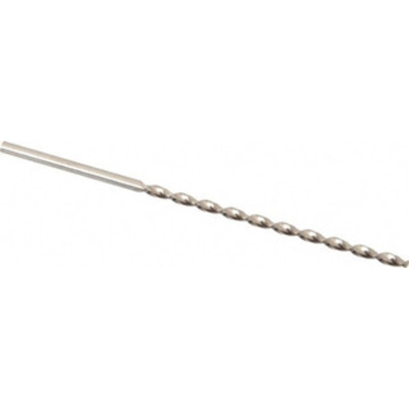 Guhring #34 130 Parabolic Flute High Speed Steel Taper Length Drill Bit Bright Finish, 2-19/32 Flute Length, 3-15/16 OAL, Standard Point, Straight Shank, Series 501 9005010028200 – 85771343