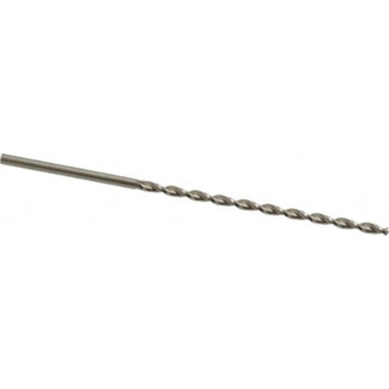 Guhring #36 130 Parabolic Flute High Speed Steel Taper Length Drill Bit Bright Finish, 2-19/32 Flute Length, 3-15/16 OAL, Standard Point, Straight Shank, Series 501 9005010027100 – 85771368