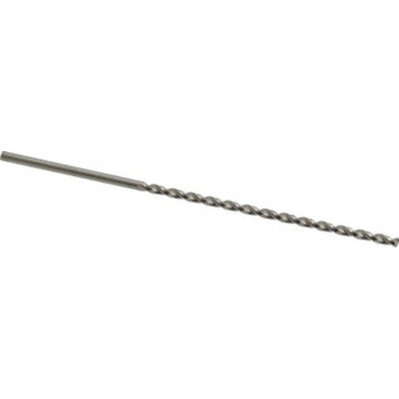 Guhring #46 130 Parabolic Flute High Speed Steel Taper Length Drill Bit Bright Finish, 2-7/32 Flute Length, 3-11/32 OAL, Standard Point, Straight Shank, Series 535 9005350020600 – 85765469