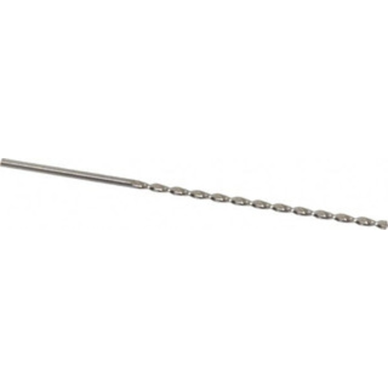Guhring #50 130 Parabolic Flute High Speed Steel Taper Length Drill Bit Bright Finish, 2-3/32 Flute Length, 3-5/32 OAL, Standard Point, Straight Shank, Series 501 9005010017800 – 85771509