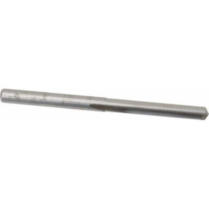 Hertel #27, 0.144, 140 Point, Solid Carbide Straight Flute Drill Bit Bright Finish, 1 Flute Length, 2-1/16 OAL 83246405 – 83246405