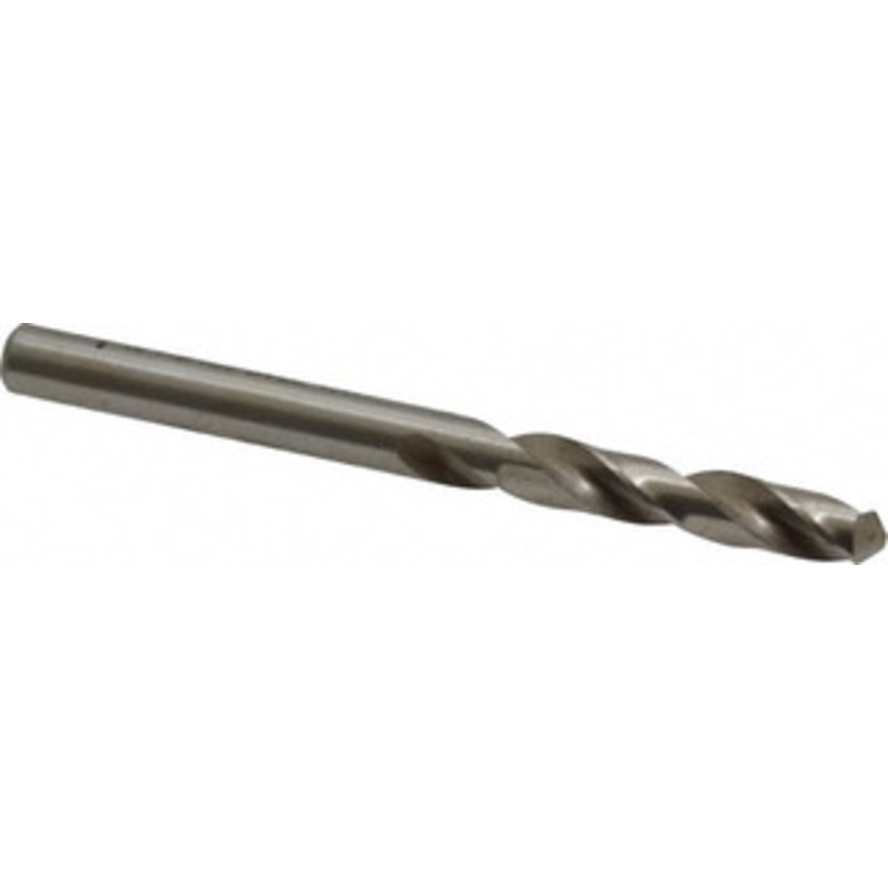 Precision Twist Drill #12 118 Spiral Flute High Speed Steel Screw Machine Drill Bit Bright Finish, Right Hand Cut, 1-3/16 Flute Length, 2-1/4 OAL, Standard Point, Straight Shank 041012 – 78545472