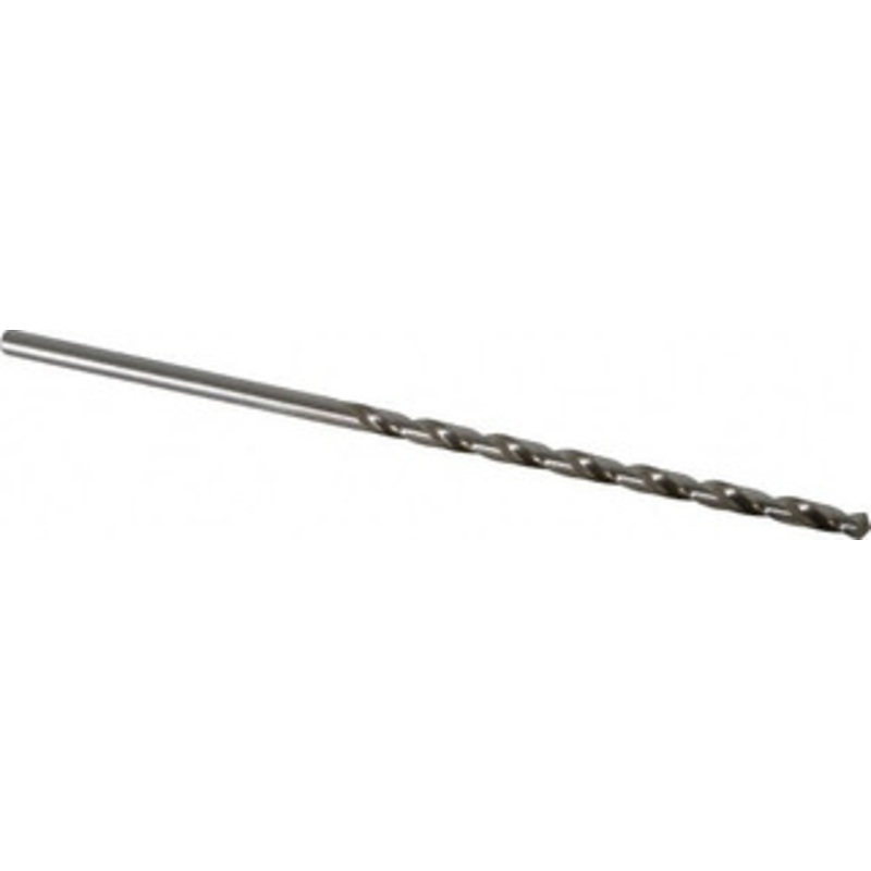Precision Twist Drill #17 118 Spiral Flute High Speed Steel Taper Length Drill Bit Bright Finish, 3-3/8 Flute Length, 5-3/4 OAL, Standard Point, Straight Shank, Series R52 052017 – 78558434