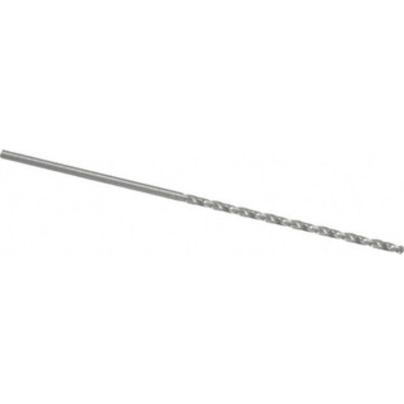 Precision Twist Drill #42 118 Spiral Flute High Speed Steel Taper Length Drill Bit Bright Finish, 2-1/4 Flute Length, 4-1/4 OAL, Standard Point, Straight Shank, Series R52 052042 – 78558681