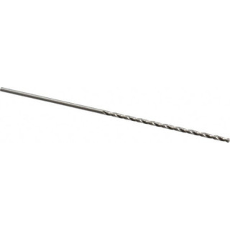 Precision Twist Drill #46 118 Spiral Flute High Speed Steel Taper Length Drill Bit Bright Finish, 2-1/4 Flute Length, 4-1/4 OAL, Standard Point, Straight Shank, Series R52 052046 – 78558723