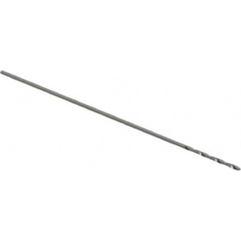 Precision Twist Drill #74 118 Spiral Flute High Speed Steel Taper Length Drill Bit Bright Finish, 5/16 Flute Length, 1-1/2 OAL, Standard Point, Straight Shank, Series R52 052074 – 78559002