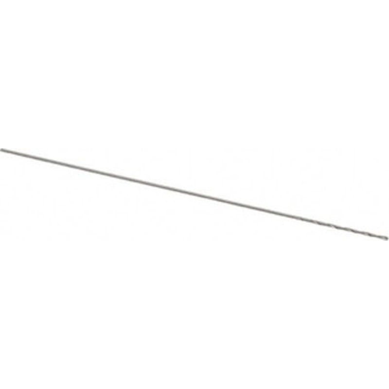 Precision Twist Drill #80 118 Spiral Flute High Speed Steel Taper Length Drill Bit Bright Finish, 5/16 Flute Length, 1-1/2 OAL, Standard Point, Straight Shank, Series R52 052080 – 78559069