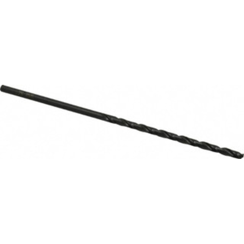 Value Collection #26 118 Spiral Flute High Speed Steel Taper Length Drill Bit Oxide Finish, 3 Flute Length, 5-3/8 OAL, Standard Point, Straight Shank 01408269 – 01408269