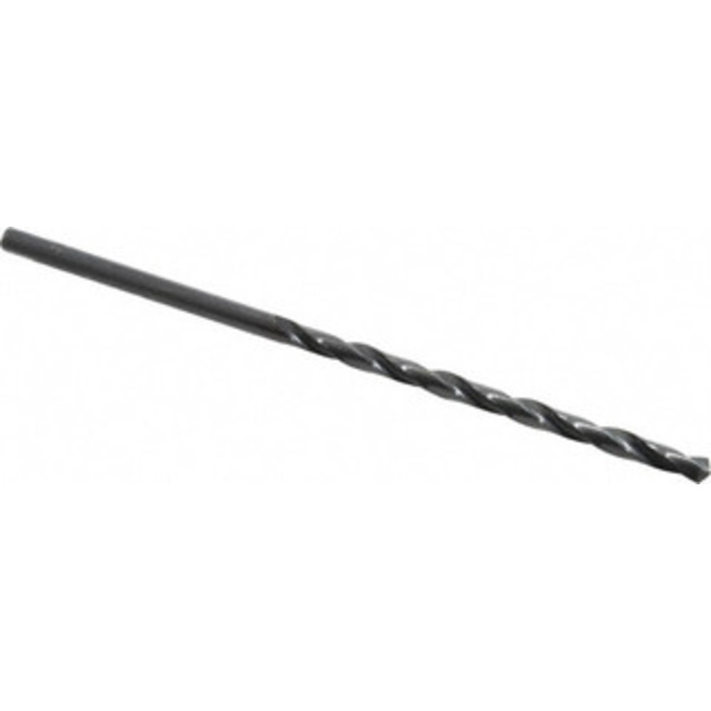 Value Collection #4 118 Spiral Flute High Speed Steel Taper Length Drill Bit Oxide Finish, 3-5/8 Flute Length, 6 OAL, Standard Point, Straight Shank 01408046 – 01408046