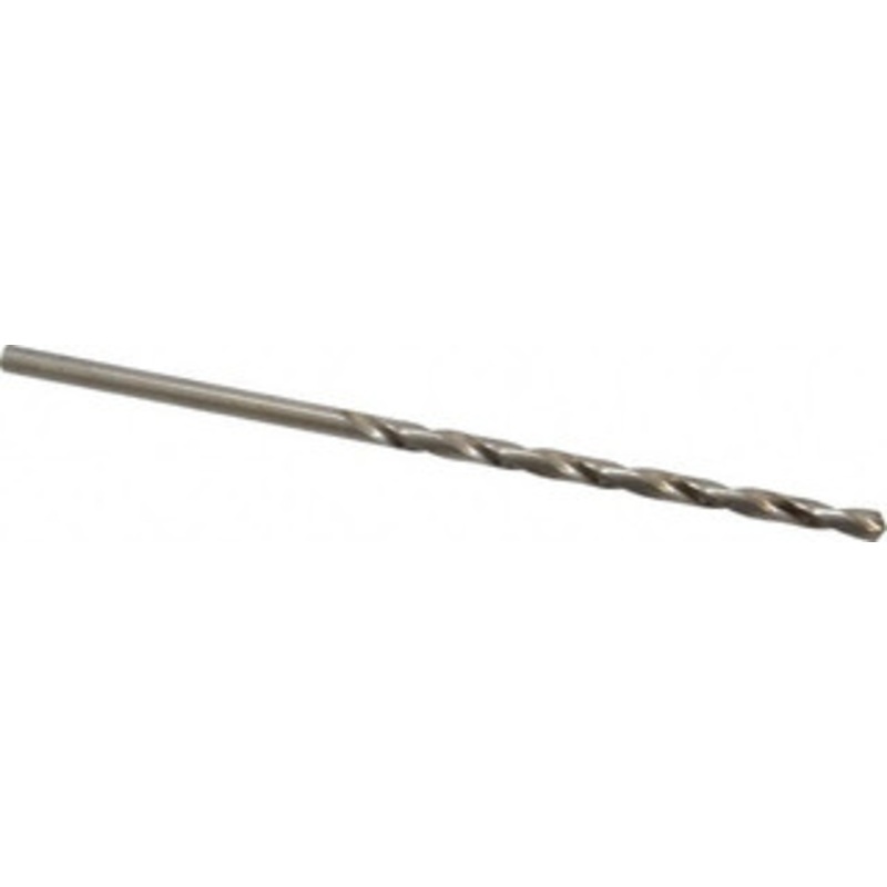 Value Collection #9 118 Spiral Flute High Speed Steel Taper Length Drill Bit Oxide Finish, 3-5/8 Flute Length, 6 OAL, Standard Point, Straight Shank 01408095 – 01408095