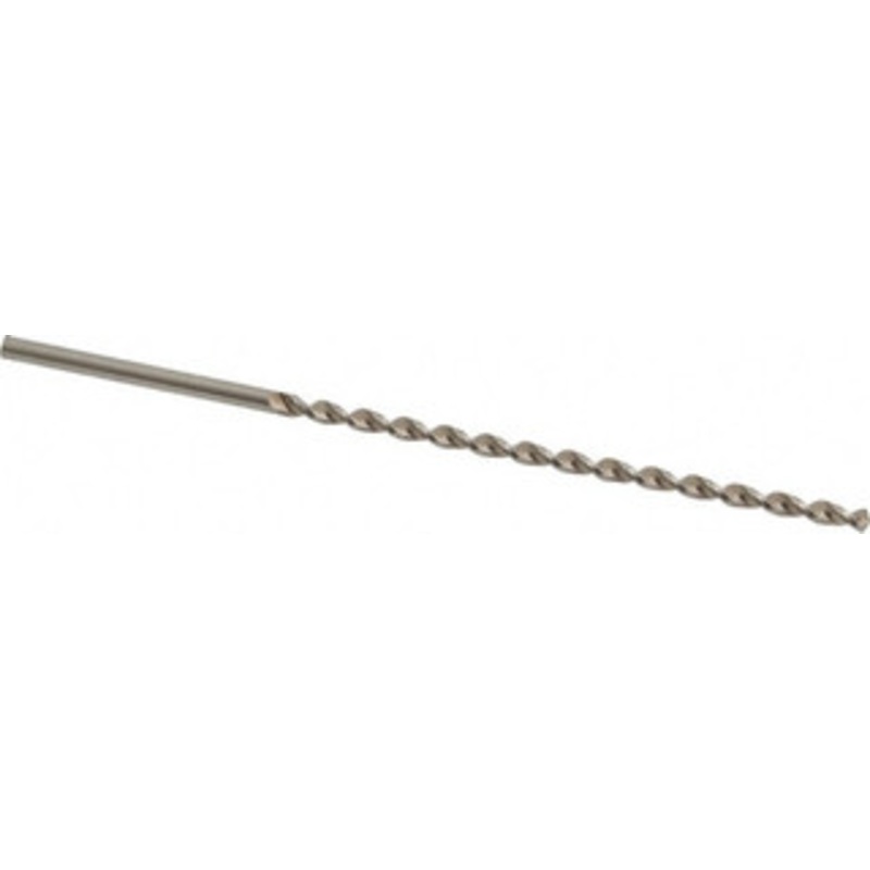 Accupro #39 130 Parabolic Flute Vanadium High Speed Steel Taper Length Drill Bit Bright Finish, 2-7/16 Flute Length, 3-3/4 OAL, Split Point, Straight Shank 1100253-AC – 85945871