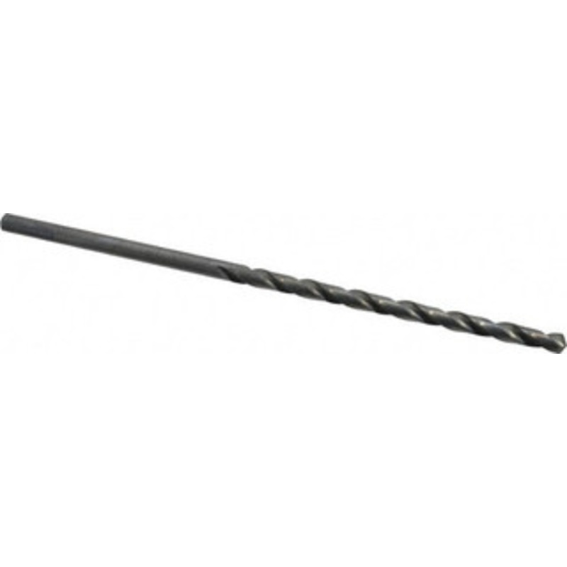 Chicago-Latrobe #11 118 Spiral Flute High Speed Steel Taper Length Drill Bit Oxide Finish, 3-5/8 Flute Length, 6 OAL, Standard Point, Straight Shank, Series 120 50301 – 81408114