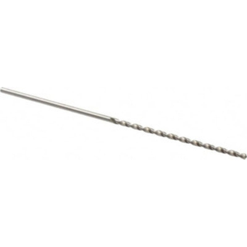 Chicago-Latrobe #40 118 Spiral Flute High Speed Steel Taper Length Drill Bit Bright Finish, 2-1/2 Flute Length, 4-5/8 OAL, Standard Point, Straight Shank, Series 120B 50250 – 81555401