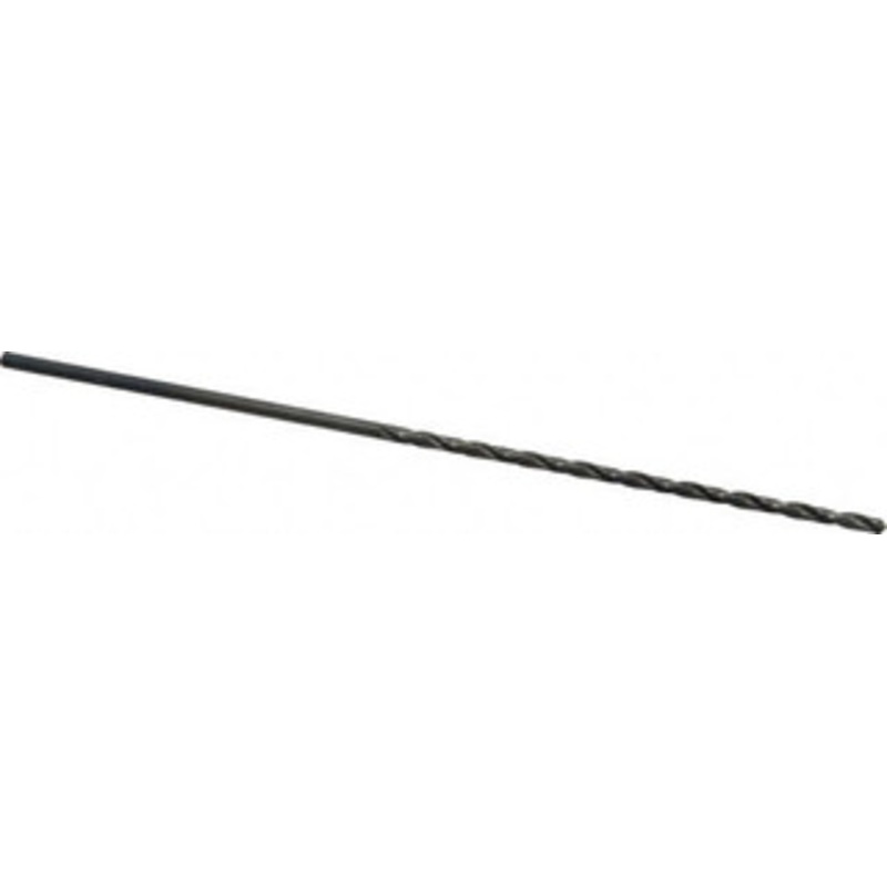 Chicago-Latrobe #47 118 Spiral Flute High Speed Steel Taper Length Drill Bit Oxide Finish, 2-1/4 Flute Length, 4-1/4 OAL, Standard Point, Straight Shank, Series 120 50337 – 81408478