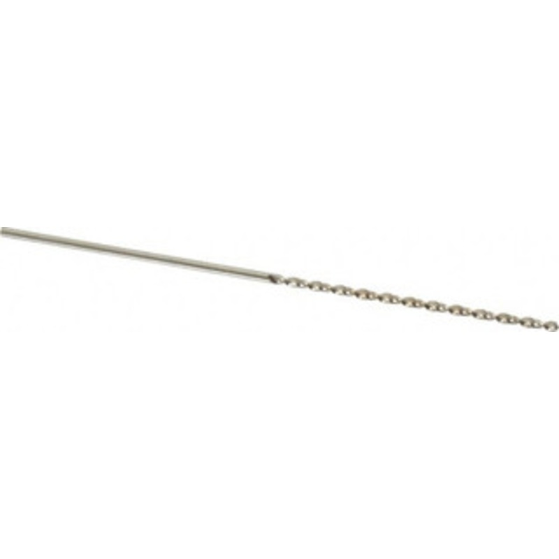 Chicago-Latrobe #50 118 Spiral Flute High Speed Steel Taper Length Drill Bit Bright Finish, 2 Flute Length, 3-3/4 OAL, Standard Point, Straight Shank, Series 120B 50260 – 81555500