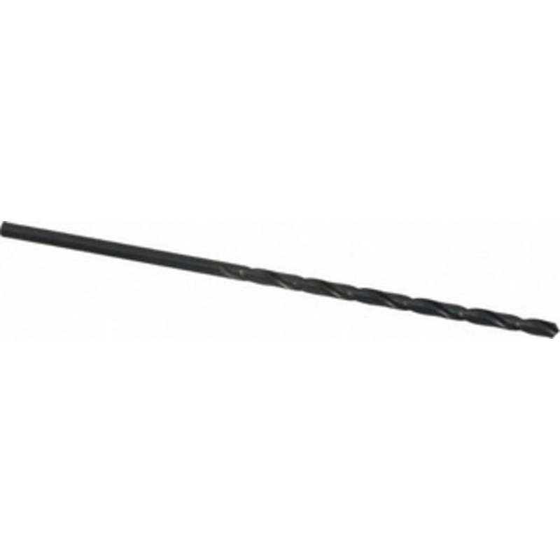 Cleveland Twist Drill #21 118 Spiral Flute High Speed Steel Taper Length Drill Bit Oxide Finish, 3-3/8 Flute Length, 5-3/4 OAL, Standard Point, Straight Shank, Series 2510 C08688 – 63725212