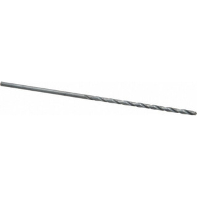 Cleveland Twist Drill #30 118 Spiral Flute High Speed Steel Taper Length Drill Bit Oxide Finish, 3 Flute Length, 5-3/8 OAL, Standard Point, Straight Shank, Series 2510 C08668 – 63725303