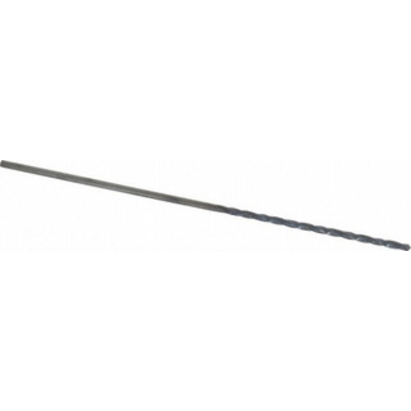 Cleveland Twist Drill #58 118 Spiral Flute High Speed Steel Taper Length Drill Bit Oxide Finish, 1-1/8 Flute Length, 2-1/4 OAL, Standard Point, Straight Shank, Series 2510 C08596 – 63725584