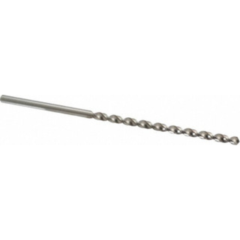 Cleveland Twist Drill #7 118 Spiral Flute High Speed Steel Taper Length Drill Bit Bright Finish, 3-5/8 Flute Length, 6 OAL, Standard Point, Straight Shank, Series 2550 C09186 – 63728075