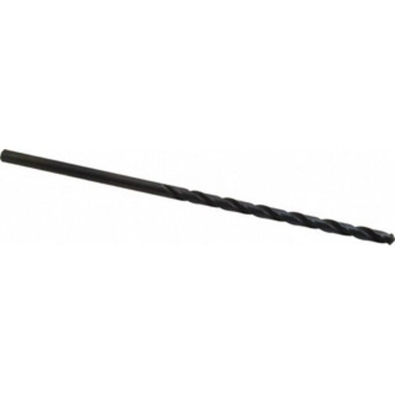 Cleveland Twist Drill #7 118 Spiral Flute High Speed Steel Taper Length Drill Bit Oxide Finish, 3-5/8 Flute Length, 6 OAL, Standard Point, Straight Shank, Series 2510 C08717 – 63725071