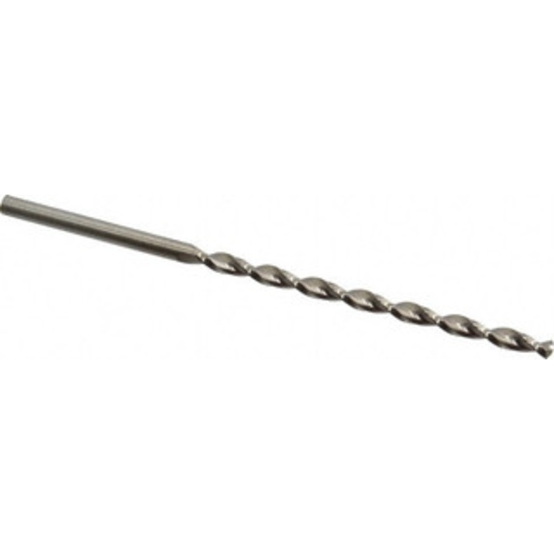 Guhring #12 130 Parabolic Flute High Speed Steel Taper Length Drill Bit Bright Finish, 3-7/16 Flute Length, 5-3/16 OAL, Standard Point, Straight Shank, Series 501 9005010048000 – 85771129
