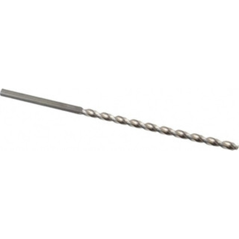 Guhring #29 130 Parabolic Flute Cobalt Taper Length Drill Bit Bright Finish, 2-7/8 Flute Length, 4-13/32 OAL, Standard Point, Straight Shank, Series 336 9003360034500 – 85768299
