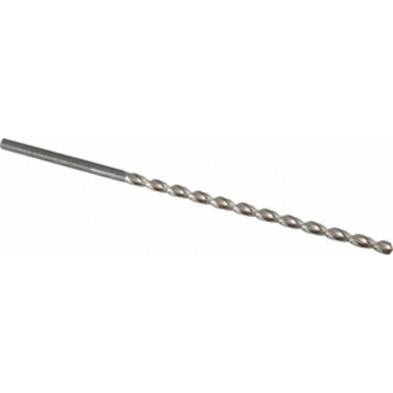 Guhring #34 130 Parabolic Flute Cobalt Taper Length Drill Bit Bright Finish, 2-19/32 Flute Length, 3-15/16 OAL, Standard Point, Straight Shank, Series 336 9003360028200 – 85768349