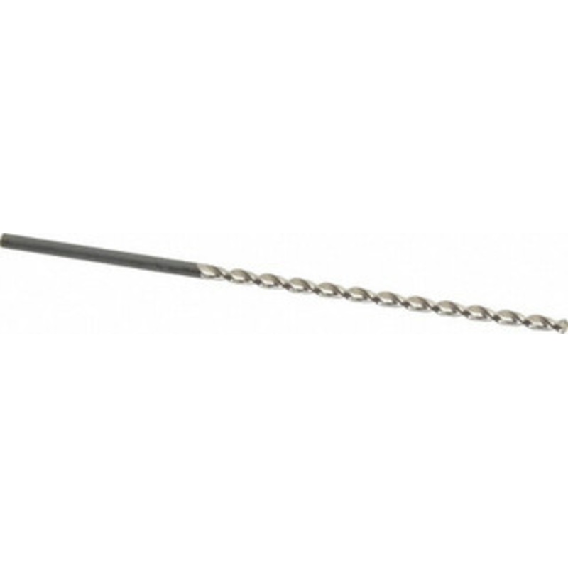 Guhring #38 130 Parabolic Flute Cobalt Taper Length Drill Bit Bright Finish, 2-7/16 Flute Length, 3-3/4 OAL, Standard Point, Straight Shank, Series 336 9003360025800 – 85768380
