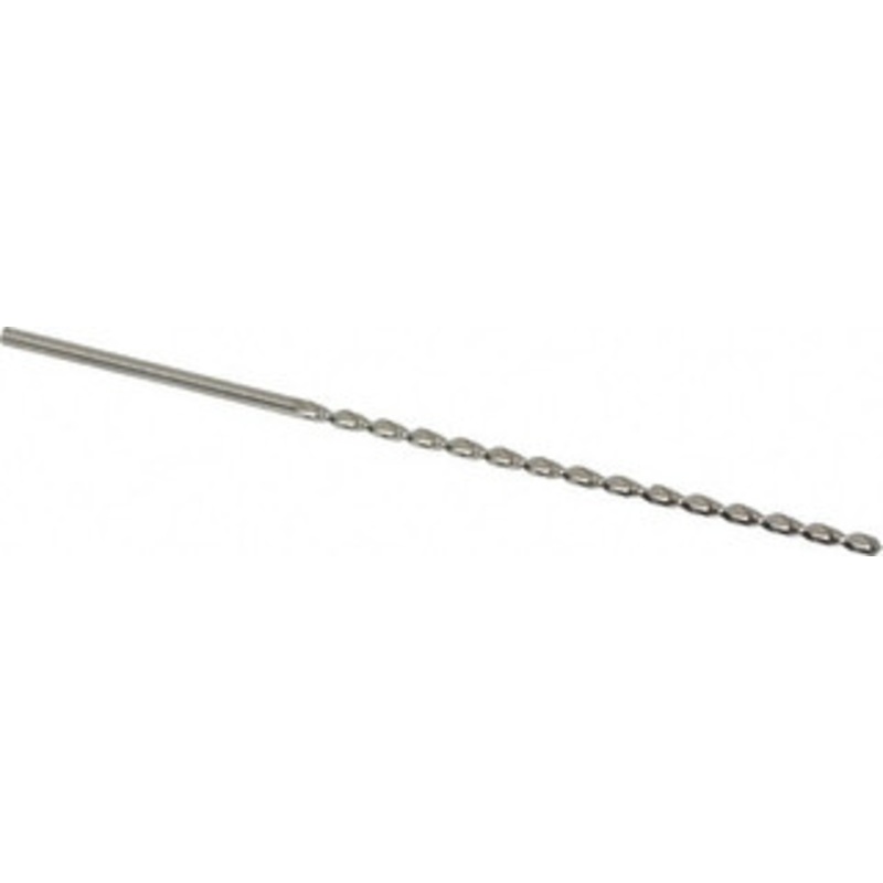 Guhring #50 130 Parabolic Flute High Speed Steel Taper Length Drill Bit Bright Finish, 2-3/32 Flute Length, 3-5/32 OAL, Standard Point, Straight Shank, Series 535 9005350017800 – 85765501