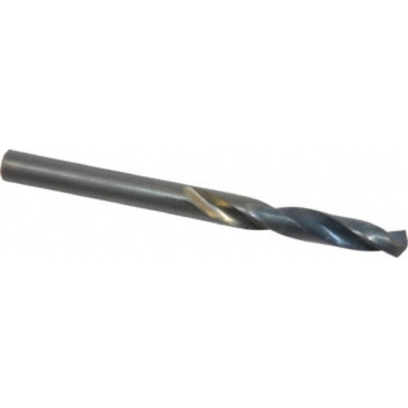 Precision Twist Drill #15 135 Spiral Flute High Speed Steel Screw Machine Drill Bit Oxide Finish, Right Hand Cut, 1-1/8 Flute Length, 2-3/16 OAL, Split Point, Straight Shank 041815 – 78547858
