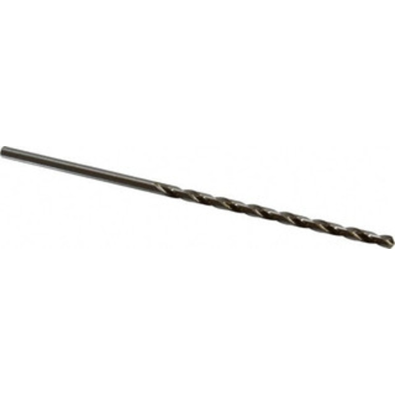 Precision Twist Drill #18 118 Spiral Flute High Speed Steel Taper Length Drill Bit Bright Finish, 3-3/8 Flute Length, 5-3/4 OAL, Standard Point, Straight Shank, Series R52 052018 – 78558442