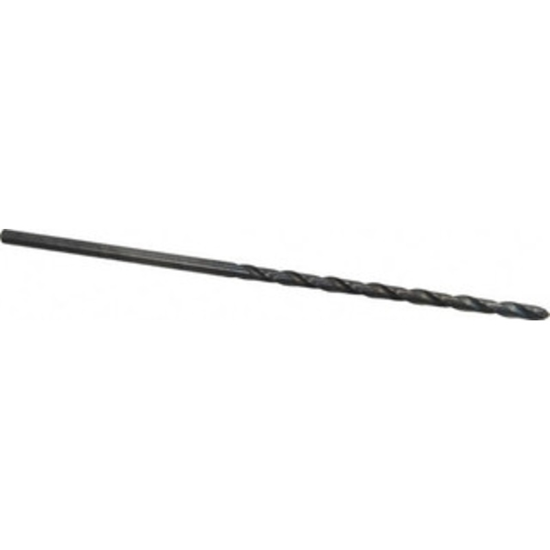 Chicago-Latrobe #24 118 Spiral Flute High Speed Steel Taper Length Drill Bit Oxide Finish, 3 Flute Length, 5-3/8 OAL, Standard Point, Straight Shank, Series 120 50314 – 81408247