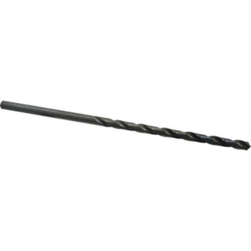 Chicago-Latrobe #3 118 Spiral Flute High Speed Steel Taper Length Drill Bit Oxide Finish, 3-5/8 Flute Length, 6 OAL, Standard Point, Straight Shank, Series 120 50293 – 81408031