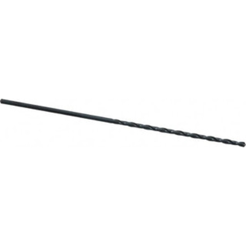 Chicago-Latrobe #49 118 Spiral Flute High Speed Steel Taper Length Drill Bit Oxide Finish, 2 Flute Length, 3-3/4 OAL, Standard Point, Straight Shank, Series 120 50339 – 81408494