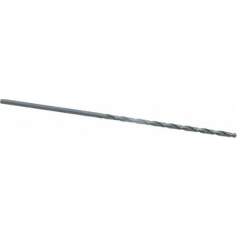 Cleveland Twist Drill #36 118 Spiral Flute High Speed Steel Taper Length Drill Bit Oxide Finish, 2-1/2 Flute Length, 4-5/8 OAL, Standard Point, Straight Shank, Series 2510 C08653 – 63725360