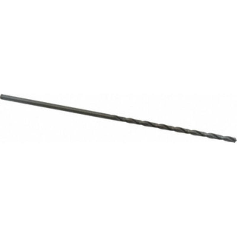 Cleveland Twist Drill #37 118 Spiral Flute High Speed Steel Taper Length Drill Bit Oxide Finish, 2-1/2 Flute Length, 4-5/8 OAL, Standard Point, Straight Shank, Series 2510 C08651 – 63725378